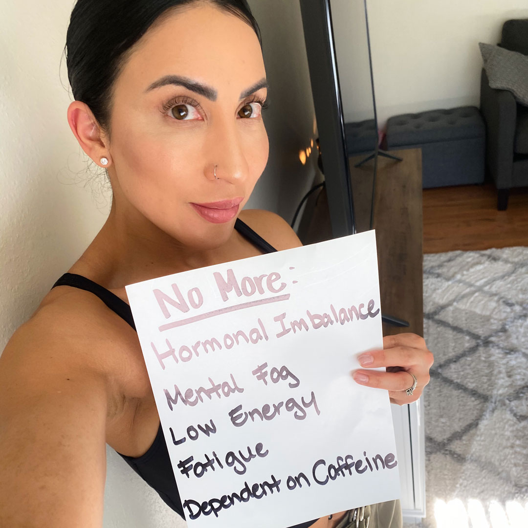 Maria enjoys hormonal balance, more energy, less mental fog